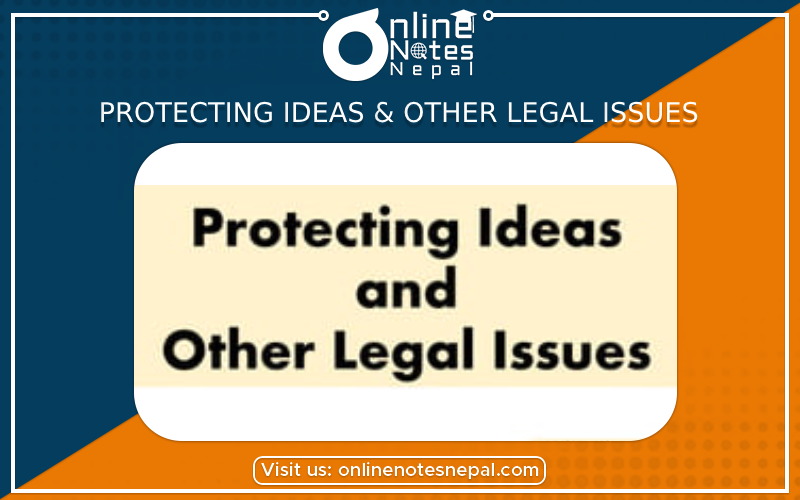 Protecting Ideas & Other Legal Issues